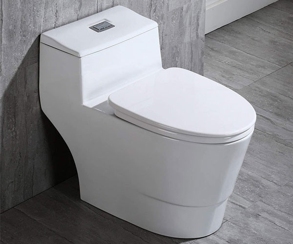 WOODBRIDGE T-0018/B-0735 Dual Flush - Best Elongated Toilet 2021 - Amazon's Choice